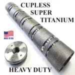 D sized Titanium Solvent Trap Cupless Kit Adapters