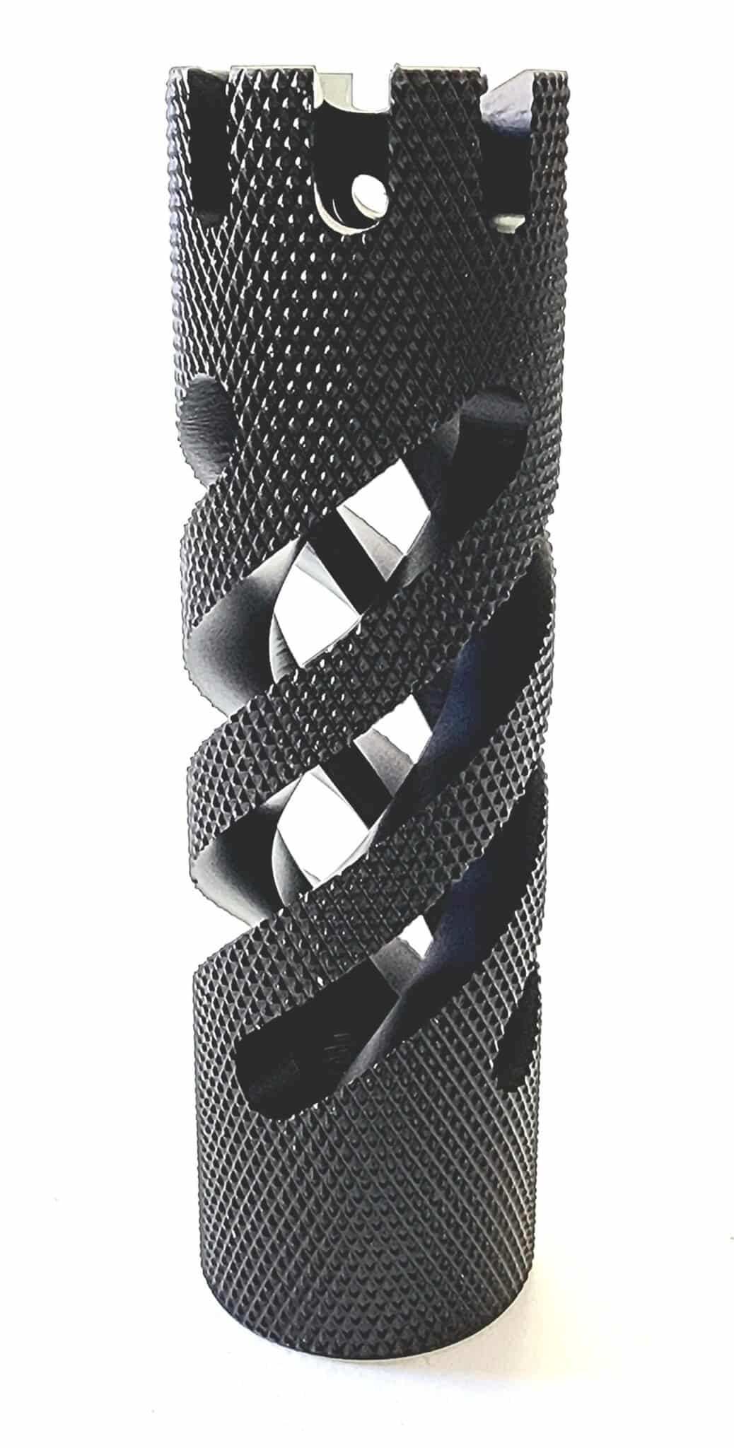 Titanium D Size Thread Adapter 1/2x28 solvent trap tubes — solvent trap kits for AR-15 / .223 / 5.56, also common on .22LR. Image for solvent trap builds.