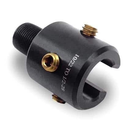 Titanium C Cell Thread Connector d cell solvent trap — solvent trap tube for multi-caliber platforms. Image for solvent trap builds.