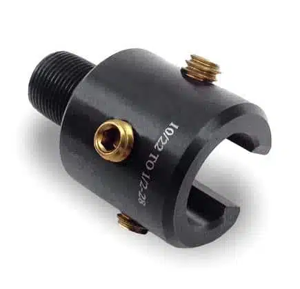 Titanium C Cell Thread Connector d cell solvent trap — solvent trap tube for multi-caliber platforms. Image for solvent trap builds.