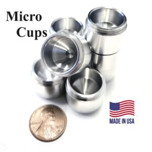 8 Micro Sized Solvent Trap Cups Kit For Cache Concealment
