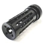 Titanium D Size Thread Protector 1/2x28 solvent trap adapters — maglite adapter for AR-15 / .223 / 5.56, also common on .22LR. Image for solvent trap builds.