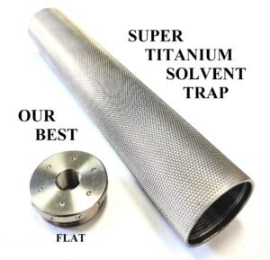 Titanium D Size Thread Protector 1/2x28 solvent trap kit — solvent trap for AR-15 / .223 / 5.56, also common on .22LR. Image for solvent trap builds.