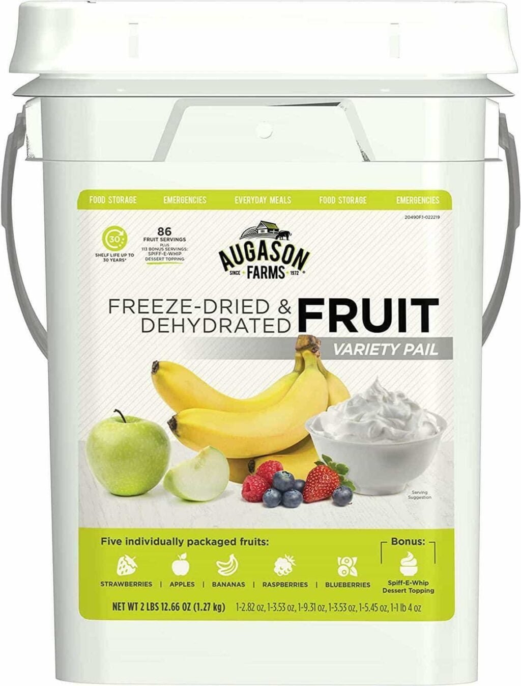 Augason Farms Freeze Dried Fruit Variety Pack