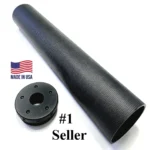 Titanium D Size Thread Adapter 1/2x28 c cell solvent trap — solvent trap adapter for AR-15 / .223 / 5.56, also common on .22LR. Image for solvent trap builds.
