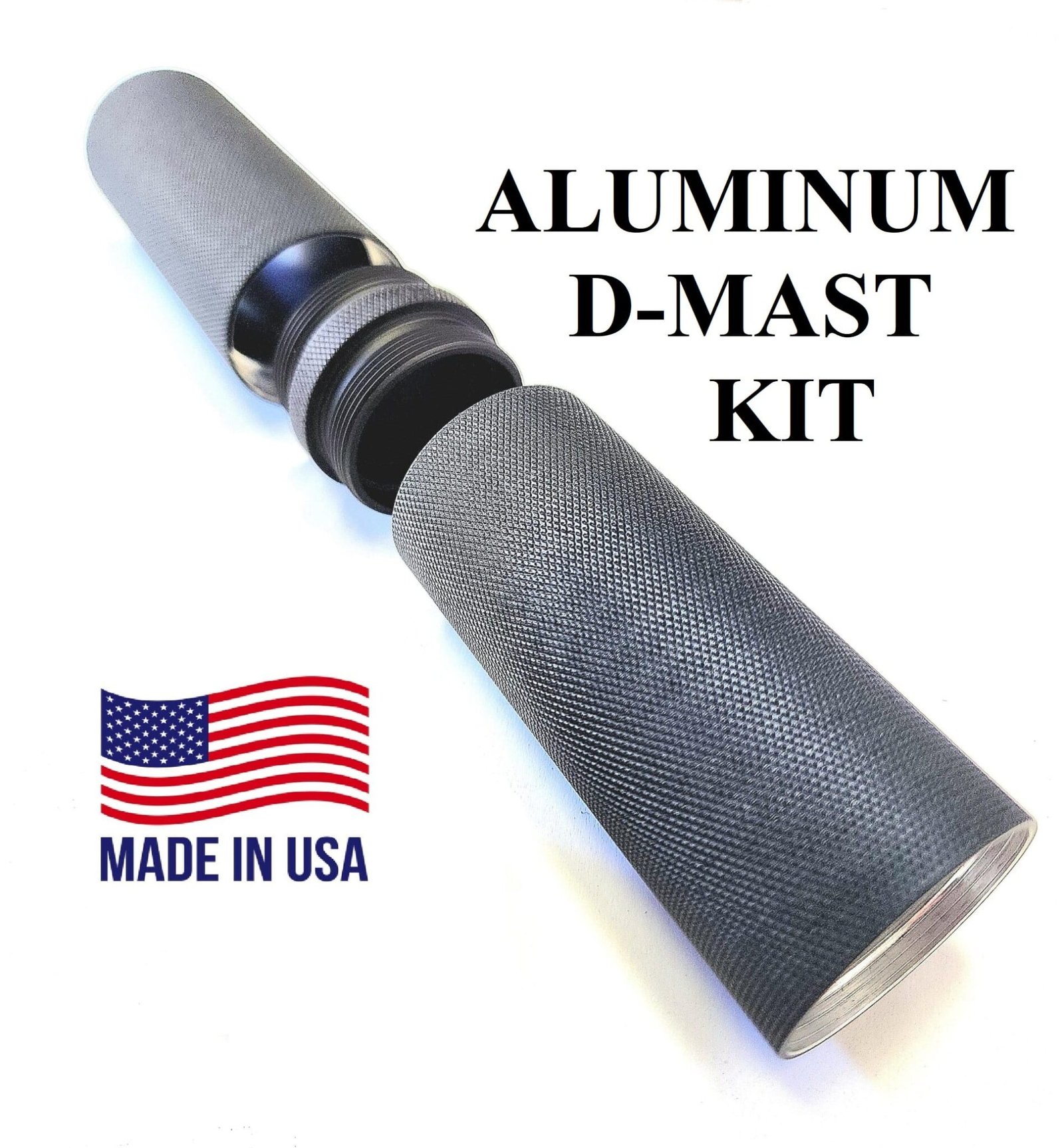 Titanium D Size Thread Adapter 1/2x28 solvent trap adapter — titanium solvent trap for AR-15 / .223 / 5.56, also common on .22LR. Image for solvent trap builds.