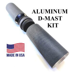 Titanium D Size Thread Connector 1/2x28 22lr solvent trap — maglite adapter for AR-15 / .223 / 5.56, also common on .22LR. Image for solvent trap builds.