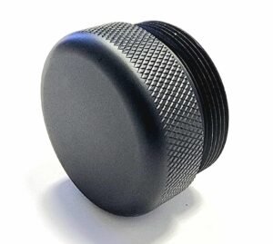 D Sized Aluminum Solvent Trap Solid Curved Adapter - Multiple Thread Options