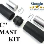 C Sized Aluminum C Mast Solvent Trap Kit