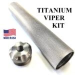 Super Titanium Solvent Trap Tube and 1/2 x 28 Adapter