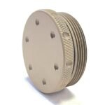Aluminum D Size Barrel Adapter d cell solvent trap — maglite adapter for multi-caliber platforms. Image for solvent trap builds. — sometimes called a silencer, conversion requires approved ATF Form 1.