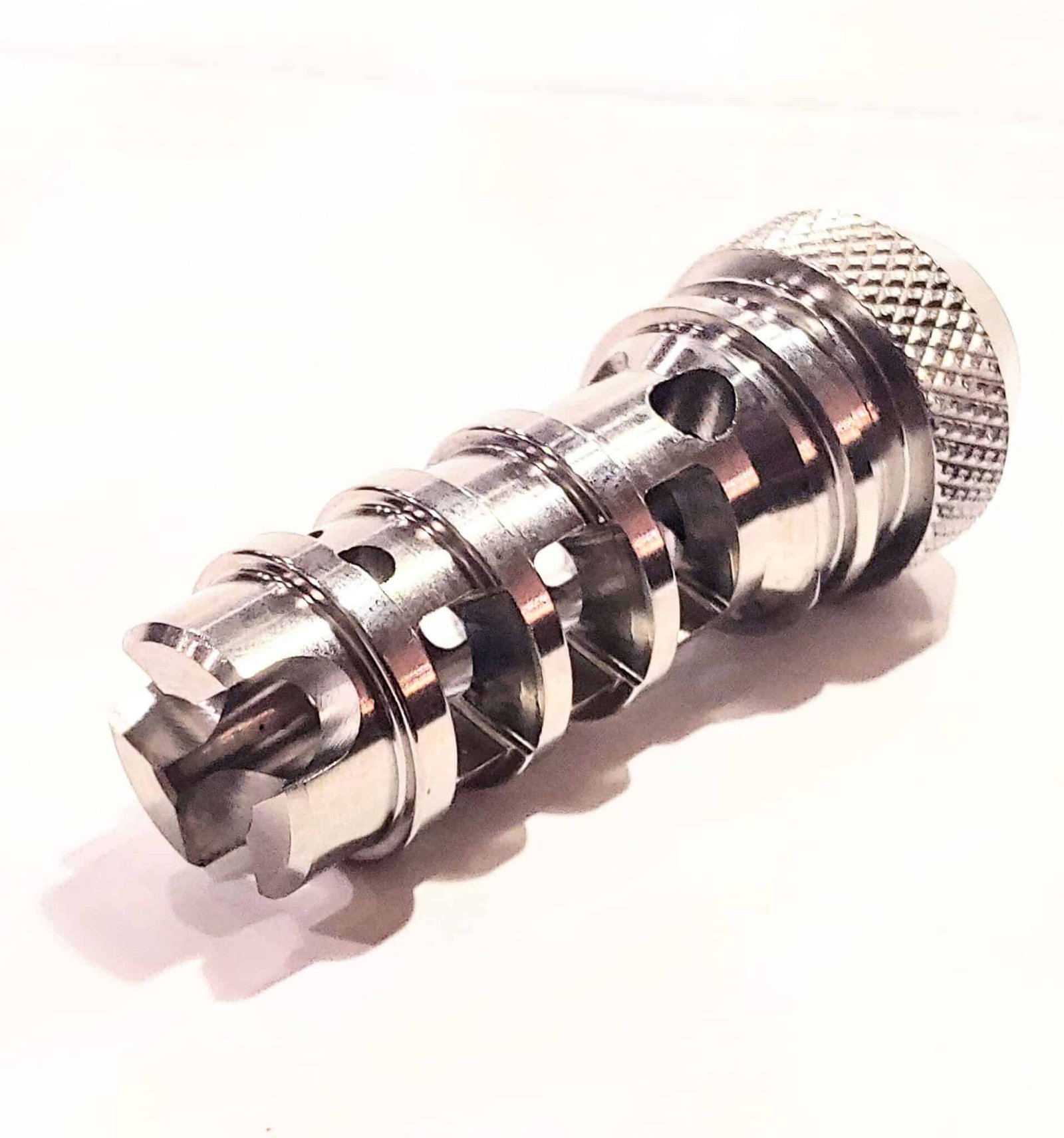 Titanium Scorpion Muzzle Brake in either 1/2 x 28 or 5/8 x 24 Raw Finish