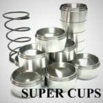D Sized Super Cups Solvent Trap Kit with 14 Cups and Spring