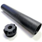 D Sized Aluminum D Tube with Viper Style Solvent Trap Threaded Adapter