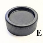 Titanium D Size Thread Adapter 1/2x28 solvent trap cups — maglite solvent trap for AR-15 / .223 / 5.56, also common on .22LR. Image for solvent trap builds.