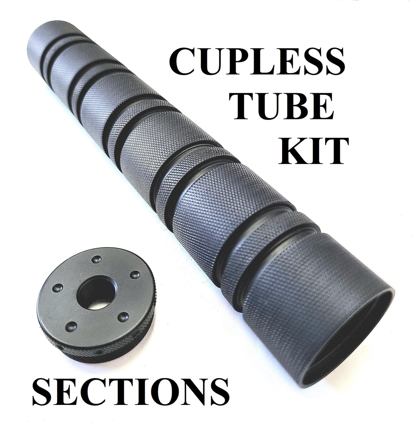 Titanium D Size Thread Protector 5/8x24 solvent trap for sale — storage cups for AR-10 / .308 / 300 BLK. Image for solvent trap builds.