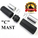 Aluminum C Size Solvent Trap Tube d cell solvent trap — maglite adapter for multi-caliber platforms. Image for solvent trap builds.