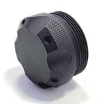 Titanium C Cell Thread Connector maglite adapter — solvent trap kits for multi-caliber platforms. Image for solvent trap builds. — sometimes called a suppressor, conversion requires approved ATF Form 1.