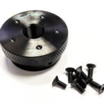 Titanium D Cell Thread Protector 1/2x28 titanium solvent trap — solvent trap for sale for AR-15 / .223 / 5.56, also common on .22LR. Image for solvent trap builds.
