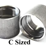 C Sized Titanium 1" Tubes for Cupless Solvent Trap Kit