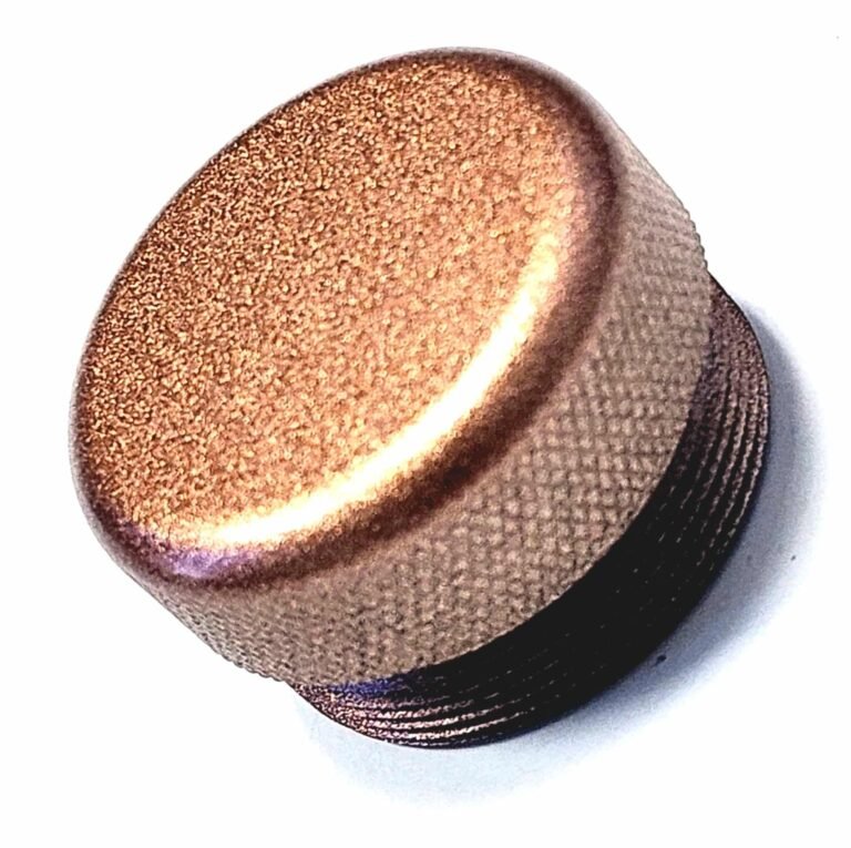 Titanium D Size Barrel Adapter 1/2x28 aluminum solvent trap — titanium solvent trap for AR-15 / .223 / 5.56, also common on .22LR. Image for solvent trap builds.