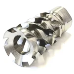 Titanium D Cell Thread Connector 1/2x28 22lr solvent trap — 9mm solvent trap for AR-15 / .223 / 5.56, also common on .22LR. Image for solvent trap builds.