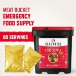 Emergency Freeze Dried 60 Servings MEAT BUCKET Food Supply