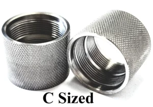 C Sized Titanium Solvent Trap Kit 1 Tube Sections For Cupless