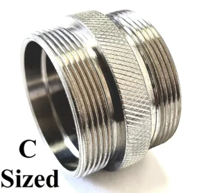 C Sized Titanium Solvent Trap Kit Coupler Cupless
