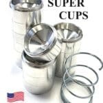 Super Aluminum D Sized Solvent Trap Cups Kit SDC