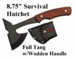 CLOSE-OUT – – – 8.75" Full Tang Survival or Emergency Hatchet Axe – – – **SAVE HUGE**
