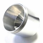 Aluminum D Size Cups solvent trap for sale — solvent trap end cap for multi-caliber platforms. Image for solvent trap builds. — sometimes called a muffler, conversion requires approved ATF Form 1.