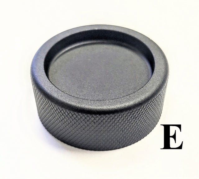 Titanium D Size Thread Protector solvent trap tube — c cell solvent trap for multi-caliber platforms. Image for solvent trap builds.