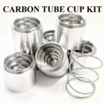 Titanium D Size Thread Adapter solvent trap kits — solvent trap tubes for multi-caliber platforms. Image for solvent trap builds.