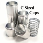 Titanium D Size Thread Connector solvent trap adapters — ar 15 solvent trap for multi-caliber platforms. Image for solvent trap builds.
