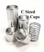 Titanium D Size Thread Connector solvent trap adapters — ar 15 solvent trap for multi-caliber platforms. Image for solvent trap builds.