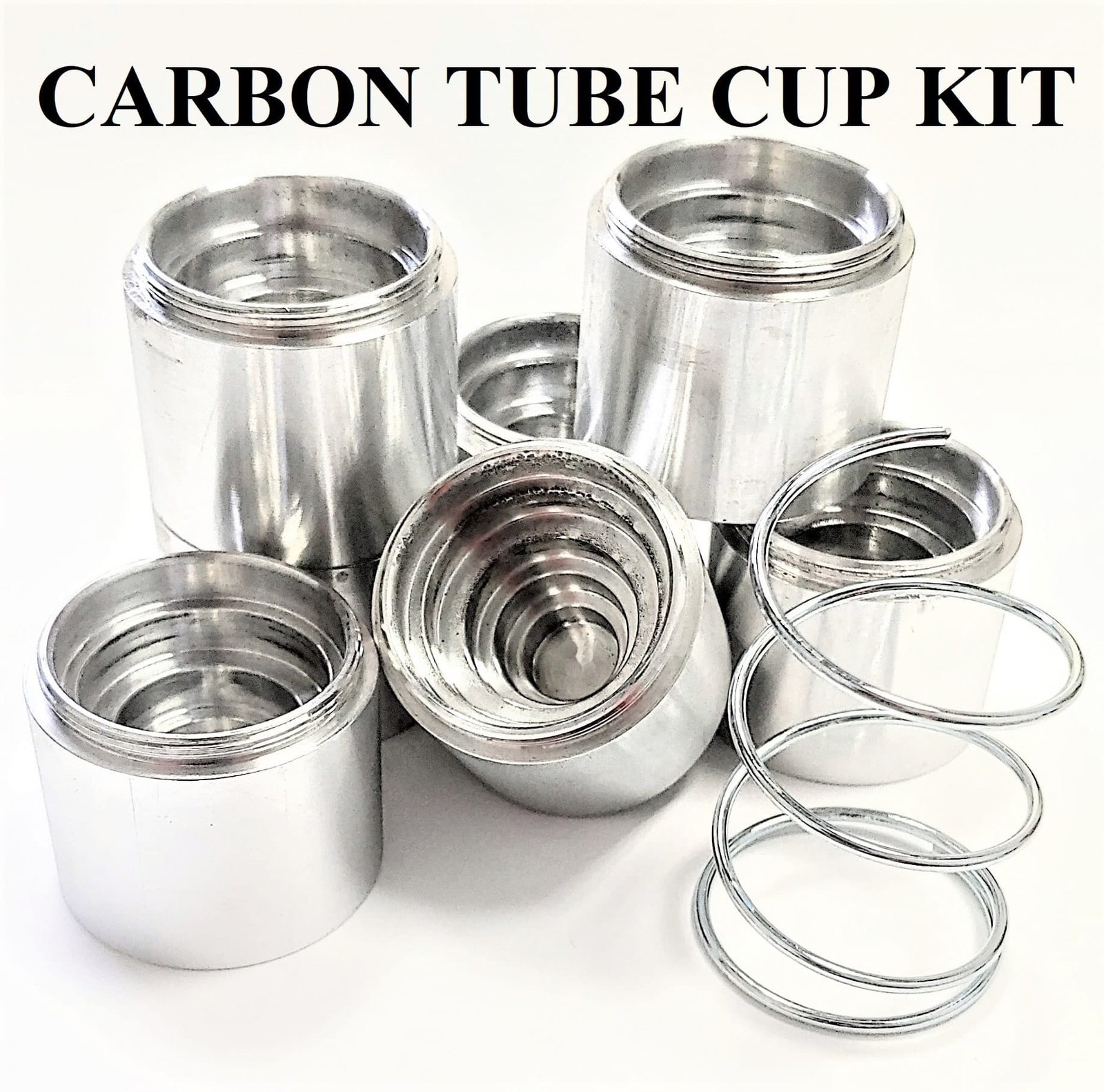 Titanium D Size Thread Adapter solvent trap kits — solvent trap tubes for multi-caliber platforms. Image for solvent trap builds.