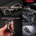 CLOSE-OUT – – – Key Chain Carbiener Emergency Survival Flint Fire Starter – – – **SAVE HUGE**