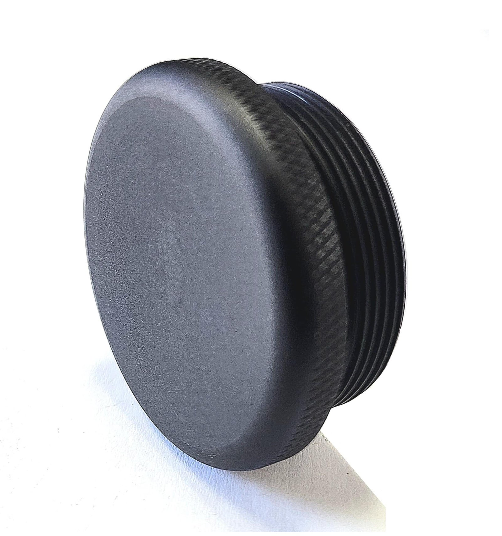 Titanium D Size Thread Connector 1/2x28 solvent trap adapter — solvent trap adapter for AR-15 / .223 / 5.56, also common on .22LR. Image for solvent trap builds.