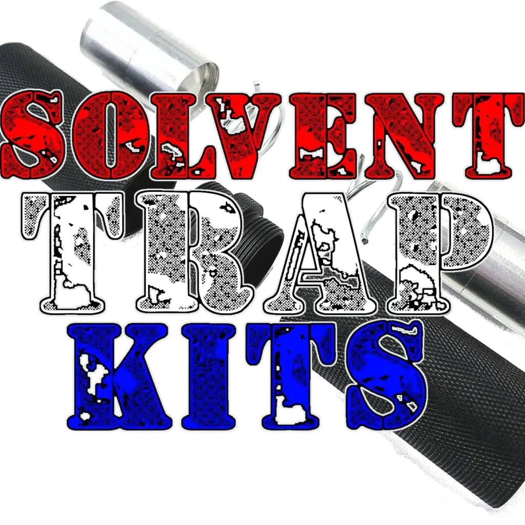 Photo of STA STA solvent trap kit with 1/2x28 options for AR15 / 22LR, used for modular firearm cleaning systems