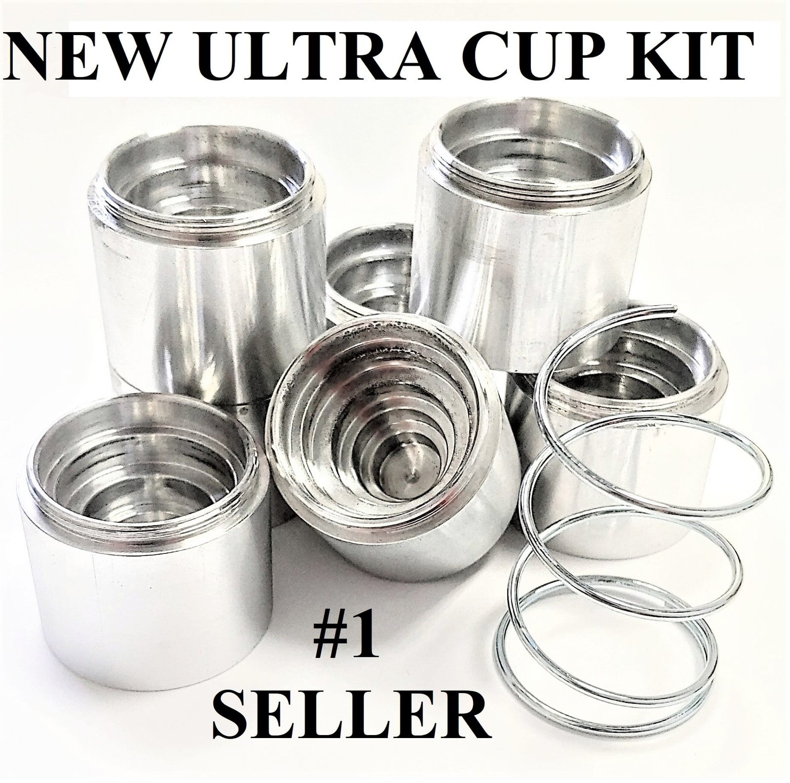 Titanium D Size Thread Connector solvent trap adapters — solvent trap for multi-caliber platforms. Image for solvent trap builds.