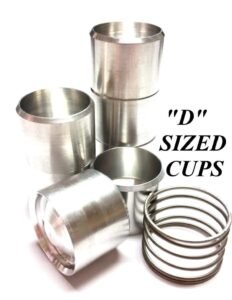 D Sized 7X Standard 1 Solvent Trap Cups Insert Kit And Spring