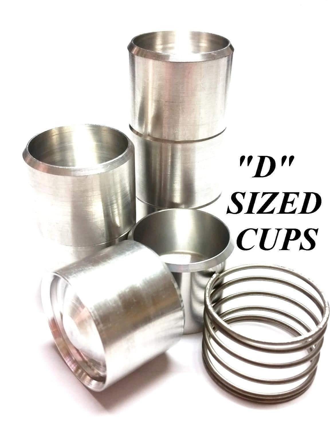 Titanium D Size Thread Protector solvent trap parts — d cell solvent trap for multi-caliber platforms. Image for solvent trap builds.