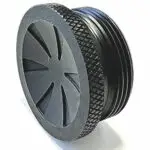 Titanium D Size Thread Protector solvent trap cups — maglite cups for multi-caliber platforms. Image for solvent trap builds.
