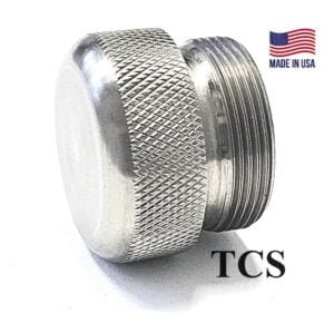 "C" Sized Titanium CURVED STYLE Solid Solvent Trap Adapters