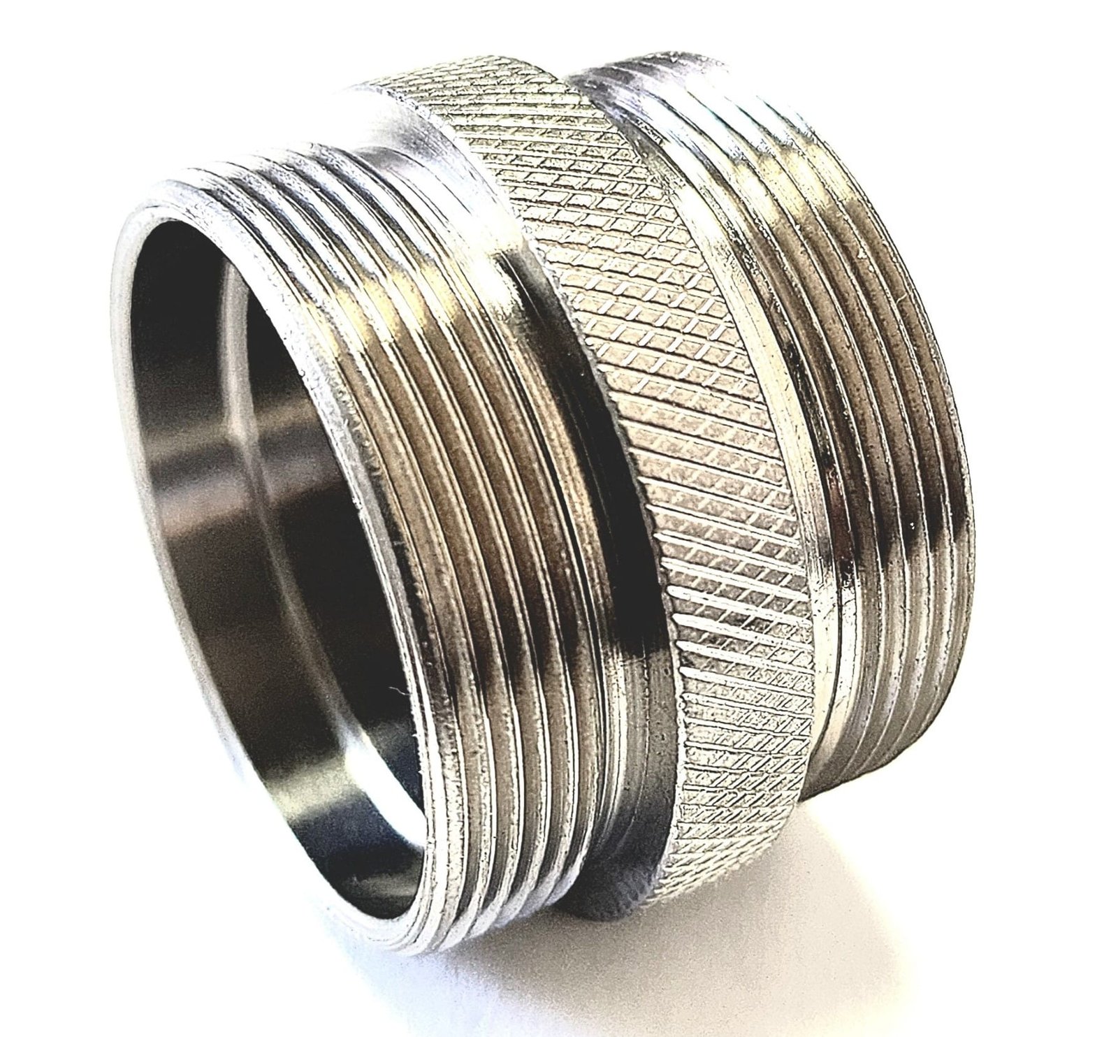 Titanium D Size Thread Adapter buy solvent trap — d cell solvent trap for multi-caliber platforms. Image for solvent trap builds.