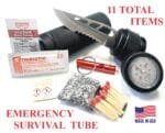 SAVIOR TUBE Survival Multi Tool w/11 Items Total **MUST HAVE - GREAT GIFT IDEA*