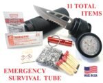 SAVIOR TUBE Survival Multi Tool w/11 Items Total **MUST HAVE - GREAT GIFT IDEA*