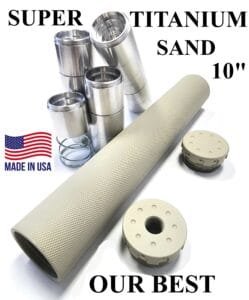 10" Extreme Duty "EVEREST" Titanium Solvent Trap Kit and Adapter (Tactical Grey or Tan Finish) **WITH FREE SHIPPING**