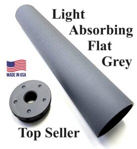 Titanium D Size Thread Connector 1/2x28 stainless steel solvent trap — solvent trap parts for AR-15 / .223 / 5.56, also common on .22LR. Image for solvent trap builds.